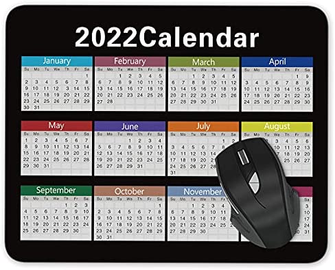 Special Design 2022 Calendar Mouse pad Gaming Mouse pad Mousepad Nonslip Rubber Backing