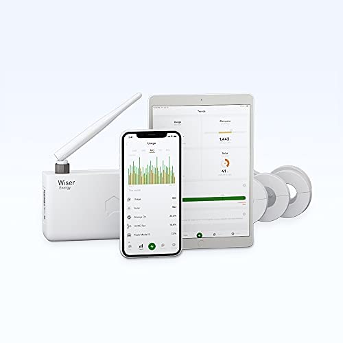 Square D by Schneider Electric WISEREM Energy monitor system, White