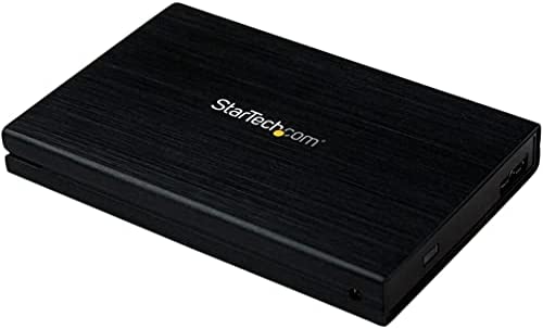 StarTech.com 2.5″ Hard Drive Enclosure – Supports UASP – SATA 6Gbps – USB 3.0 External Hard Drive Enclosure – SSD/HDD Enclosure (S2510BMU33)