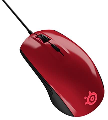 SteelSeries Rival 100, Optical Gaming Mouse – Forged Red