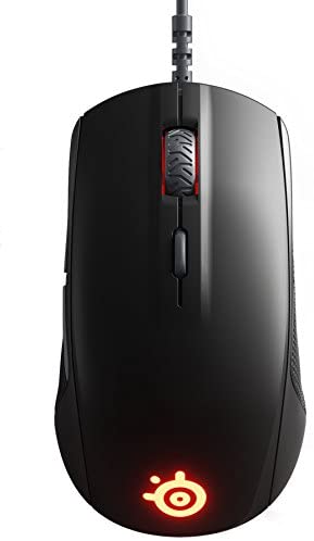 SteelSeries Rival 110 Gaming Mouse – 7,200 CPI TrueMove1 Optical Sensor – Lightweight Design – RGB Lighting