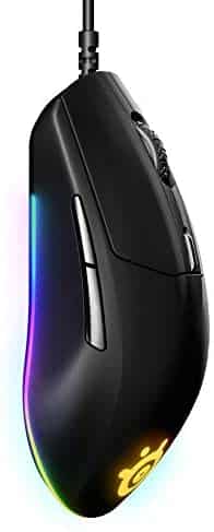 SteelSeries Rival 3 Gaming Mouse – 8,500 CPI TrueMove Core Optical Sensor – 6 Programmable Buttons – Split Trigger Buttons – Brilliant Prism RGB Lighting