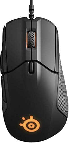 SteelSeries Rival 310, Optical Gaming Mouse, RGB Illumination, 6 Buttons, Rubber Sides, On-Board Memory (PC / Mac) – Black