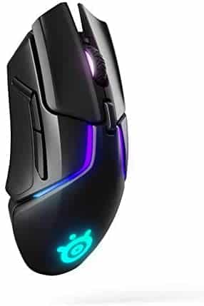 SteelSeries Rival 650 Quantum Wireless Gaming Mouse – Rapid Charging Battery – 12, 000 Cpi Truemove3+ Dual Optical Sensor – Low 0.5 Lift-Off Distance – 256 Weight Configurations – 8 Zone RGB Lighting