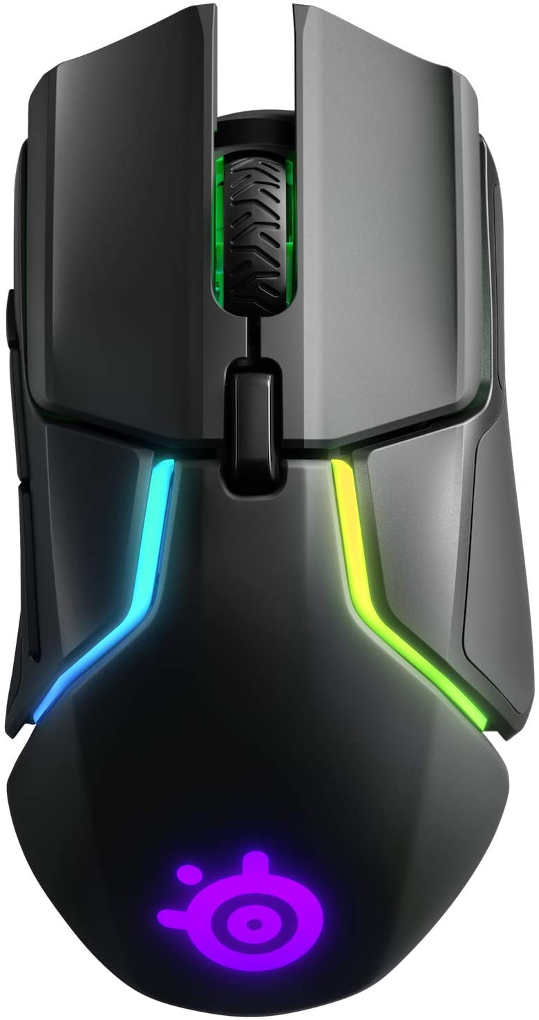 SteelSeries Rival 650 – Quantum Wireless gaming mouse – Dual optical sensor – Customizable lift-off distance – Tunable weight system