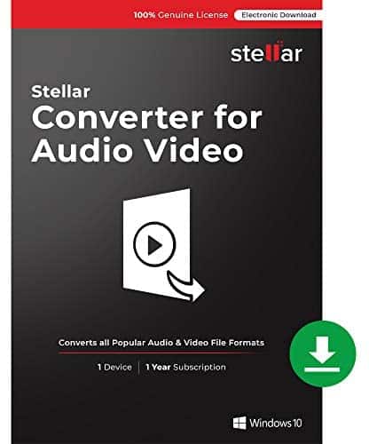 Stellar Converter for Audio Video | Converts Video to Video, Video to Audio & Audio to Audio formats | Windows | Download