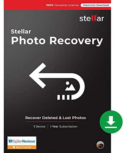 Stellar Photo Recovery Software | for Mac | Standard | Recover & Repair Deleted or Corrupt Photos, Audios, Videos | 1 Device, 1 Yr Subscription | Instant Download (Email Delivery)