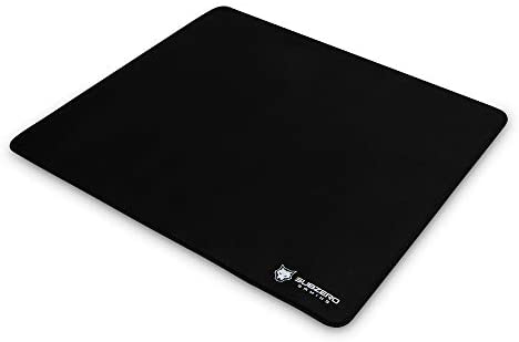 SubZERO Gaming TYKA Soft Gaming Mouse Pad, Large, Stitched Edges, 18″x16″ (Black)