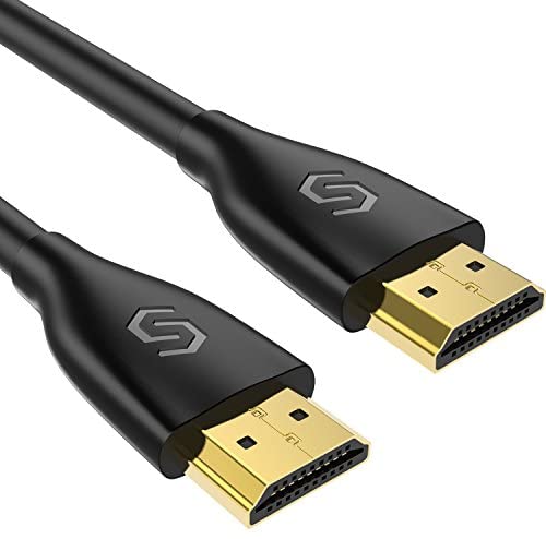 Syncwire HDMI Cable 4K HDMI 2.0 Cable 10 ft High Speed HDMI to HDMI Cord Support Fire TV, Apple TV, HDTV, Ethernet, Audio Return Channel, Video 4K UHD 2160P, HD 1080P, 3D, Xbox Playstation PS3 PS4