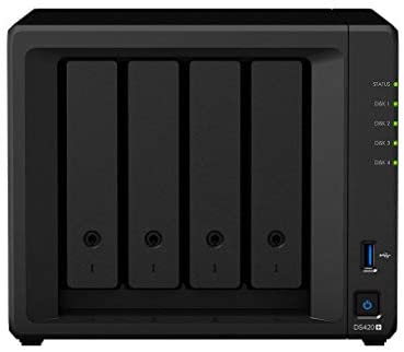 Synology DiskStation DS420+ NAS Server for Business with Celeron CPU, 6GB Memory, 16TB HDD Storage, Synology DSM Operating System