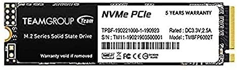 TEAMGROUP MP33 512GB SLC Cache 3D NAND TLC NVMe 1.3 PCIe Gen3x4 M.2 2280 Internal Solid State Drive SSD (Read/Write Speed up to 1,700/1,400 MB/s) Compatible with Laptop & PC Desktop TM8FP6512G0C101