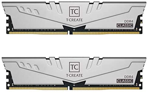 TEAMGROUP T-Create Classic 10L DDR4 16GB Kit (2 x 8GB) 3200MHz (PC4 25600) CL22 Desktop Memory Module Ram – TTCCD416G3200HC22DC01