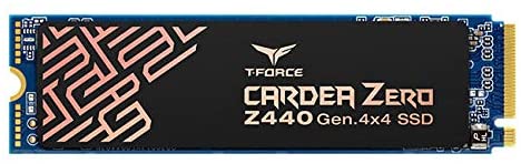 TEAMGROUP T-Force CARDEA Zero Z440 1TB DRAM SLC Cache, 3D NAND, TLC NVMe PCIe Gen4 M.2 2280 Gaming SSD Read/Write 5,000/4,400 MB/s TM8FP7001T0C311