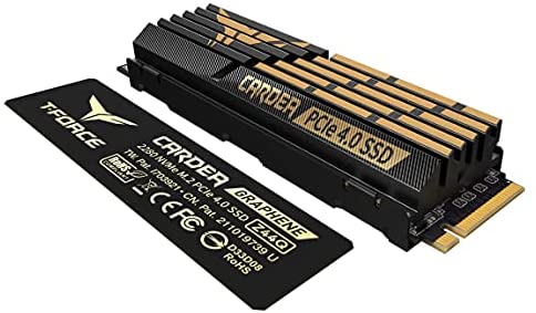 TEAMGROUP T-Force CARDEA Zero Z44Q 4TB DRAM QLC Cache, NVMe1.4 PCIe Gen4x4 M.2 2280 Gaming SSD Read/Write 5,000/4,400 MB/s TM8FPQ004T0C327