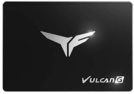 TEAMGROUP T-Force Vulcan G 512GB SLC Cache 3D NAND TLC 2.5 Inch SATA III Internal Solid State Drive SSD (R/W Speed up to 550/500 MB/s) 253TG512G3C301