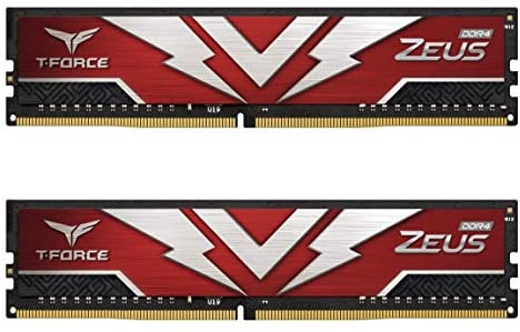 TEAMGROUP T-Force Zeus DDR4 16GB Kit (2 x 8GB) 3000MHz (PC4 24000) CL16 Desktop Gaming Memory Module Ram – TTZD416G3000HC16CDC01