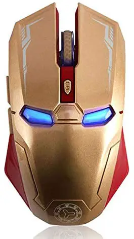 Taonology Iron Man Wireless Gaming Mouse 2.4G with USB Nano Receiver for PC,Laptop,Computer, Macbook,Notebook,3 DPI Adjustment Levels