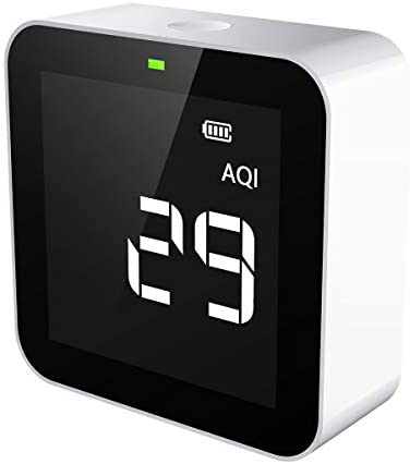 Temtop M10 Air Quality Monitor PM2.5 HCHO TVOC AQI Real-Time Indoor Air Pollution Detector