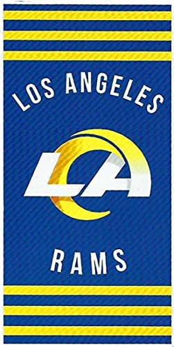 The Northwest Company NFL Los Angeles Rams Stripes Beach Towel, 30″ x 60″,One Size