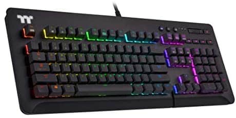 Thermaltake Level 20 GT RGB Mechanical Gaming Keyboard, Razer Green Switches, 16.8M Color RGB, Razer Chroma Compatible – GKB-LVG-RGBRUS-01