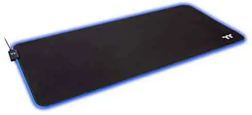 Thermaltake Level 20 RGB 16.8 Million RGB Color Software Enabled (TT RGB Plus/iTake/Alexa/Razer Chroma) Splash-Proof/Anti-Slip Rubber Base 900mm x 400mm Gaming Mouse Pad GMP-LVT-RGBSXS-01