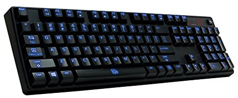 Thermaltake Tt e Sports Poseidon Z Blue Switches with 4-Level Brightness Blue LED Mechanical Gaming Keyboard KB-PIZ-KLBLUS-06