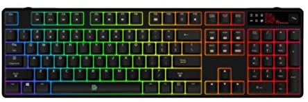 Thermaltake Tt e Sports Poseidon Z RGB Software Controlled 16.8 Million Color Brown Switches Mechanical Gaming Keyboard KB-PZR-KBBRUS-01