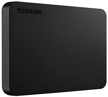 Toshiba Canvio Basics 1TB Portable External Hard Drive USB 3.0, Black – HDTB410XK3AA