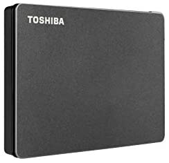 Toshiba Canvio Gaming 2TB Portable External Hard Drive USB 3.0, Black for PlayStation, Xbox, PC & Mac – HDTX120XK3AA