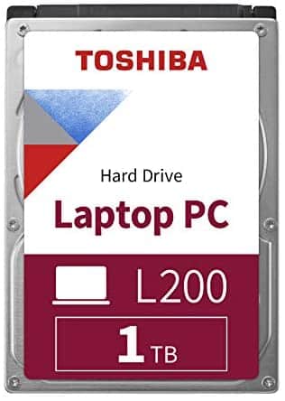 Toshiba L200 Mobile 2.5″ 7mm 1TB SATA HDD ‘Bulk’ (HDWL110UZSVA)