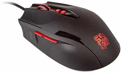 Tt eSPORTS MO-BKV-WDLGBK-01 Black FP Biometric Laser Gaming Mouse