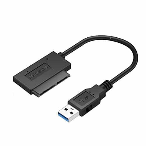 USB 3.0 to Micro SATA Adapter Cable for 1 8″ HDD SSD Converter Cord USB3.0 to 16Pin Msata 7+9 Pin