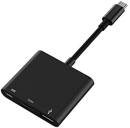 USB C to HDMI Adapter, QCEs Type C to HDMI Multiport Portable Dock with PD Charging to 4K TV Thunderbolt 3 Compatible with Nintendo Switch, Samsung Dex Station Galaxy S10 S9 Note 9 Tab S5, MacBook Pro