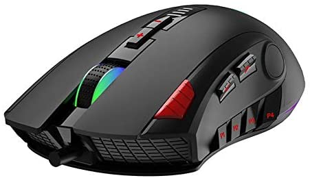 USB Programming 12 Buttons Gaming Mouse RGB Backlight 5000 DPI Optical Wired Computer Mouse