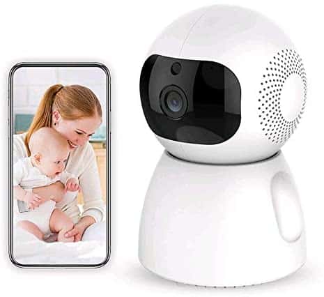 UWINMO 1080P FHD Baby Monitor,2.4G Wireless Security Camera Sound/Motion Detection Baby Monitor with Night Vision 2-Way Audio Compatible with iOS/Android