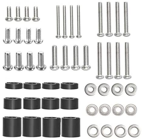 Universal TV Mounting Hardware Kit, Including Screws(M4 M5 M6), Washers, Gaskets,TV Mounting Hardware, for TV and Monitor Installation Wall Mount Hardware Kit can Install All TVs