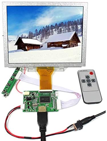 VSDISPLAY 8 inch EJ080NA-05A LCD Screen 8″ 800×600 Display Monitor Work with HD-MI LCD Controller Driver Board
