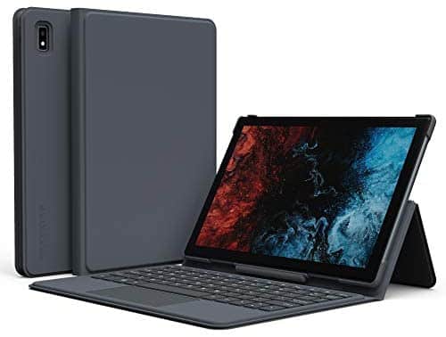 Vastking Kingpad K10 Docking Keyboard Case for Kingpad K10 Tablet, 80 Keys, 5 Pin Connection Keyboard Tablet Case, Grey, Foldable, Not Include Tablet