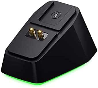 Veory Charging Dock Chroma for Razer Gaming Mouse, with Two USB Charing Ports for Razer DeathAdder V2 Pro, Naga Pro, Viper Ultimate, and Basilisk Ultimate
