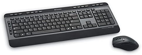 Verbatim Wireless Multimedia Keyboard and 6-Button Mouse Combo – Black
