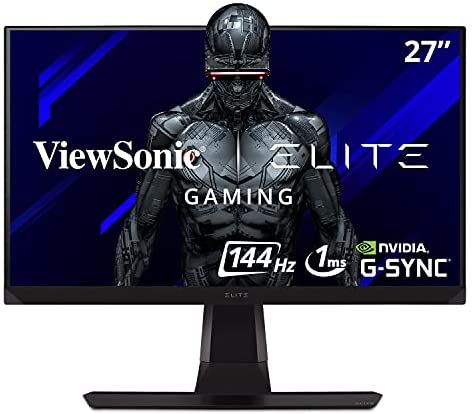ViewSonic ELITE XG270QG 27 Inch 1ms 1440p 144hz (165Hz OC) GSYNC Gaming Monitor with IPS Nano Color Elite Design Enhancements and Advanced Ergonomics for Esports