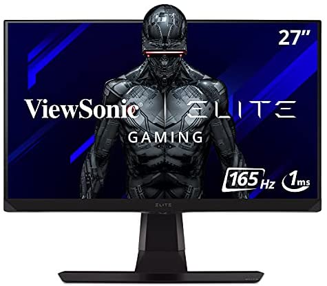 ViewSonic Elite XG270Q 27 Inch 1ms 1440p 165Hz G-SYNC Compatible Gaming Monitor with VESA DisplayHDR 400 and Advanced Ergonomics for Esports