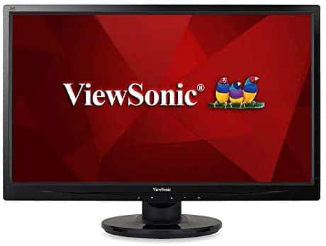 ViewSonic VA2446M-LED 24 Inch Full HD 1080p LED Monitor with DVI and VGA Inputs