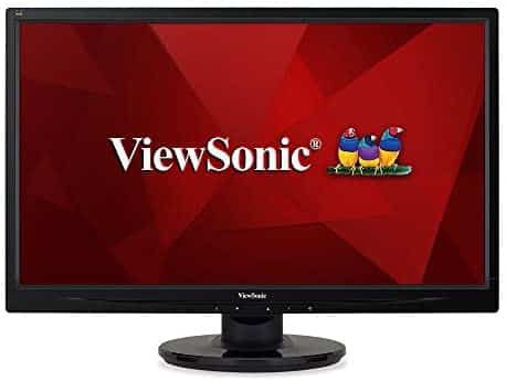 ViewSonic VA2746MH-LED 27 Inch Full HD 1080p LED Monitor with HDMI and VGA Inputs for Home and Office Black