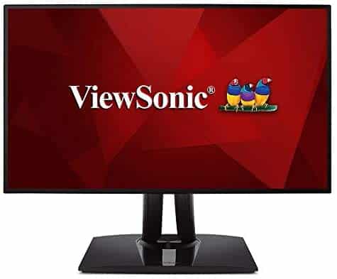 ViewSonic VP2468a ColorPro 24 inch 1080p IPS Monitor with 100% sRGB, Rec 709, USB C (65W), RJ45, Color Blindness Mode, Hardware Calibration for Photo and Graphic Design (Renewed)