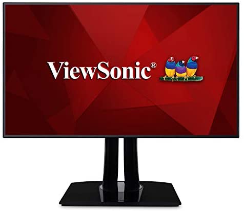 ViewSonic VP3268-4K PRO 32″ 4K Monitor with 99.67% sRGB Rec 709 HDR10 14-bit 3D LUT Color Calibration for Photography and Graphic Design,Black (Renewed)