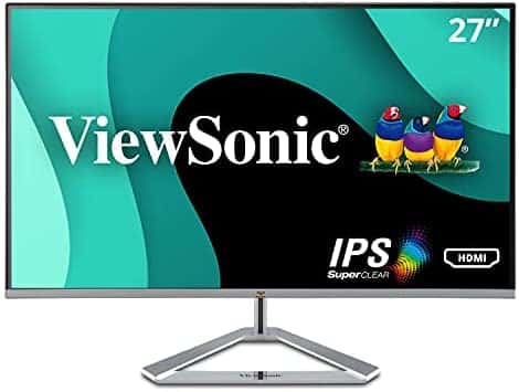 ViewSonic VX2776-SMHD 27 Inch 1080p Frameless Widescreen IPS Monitor with HDMI and DisplayPort