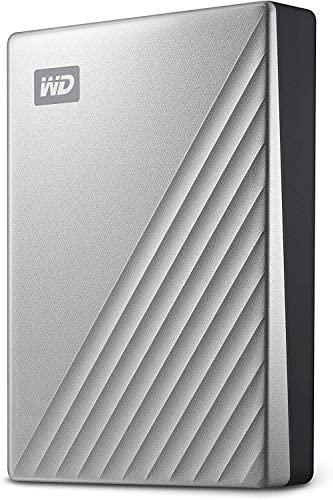 WD 1TB My Passport Ultra Silver Portable External Hard Drive HDD, USB-C and USB 3.1 Compatible – WDBC3C0010BSL-WESN