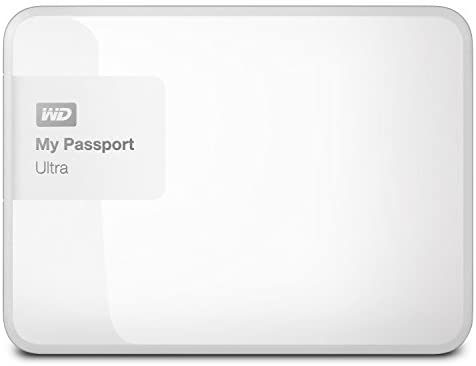 WD 1TB White My Passport Ultra Portable External Hard Drive – USB 3.0 – WDBGPU0010BWT-NESN