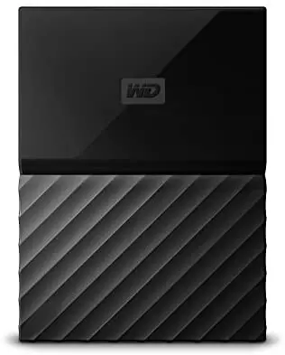 WD 2TB Black My Passport  Portable External Hard Drive – USB 3.0 – WDBYFT0020BBK-WESN